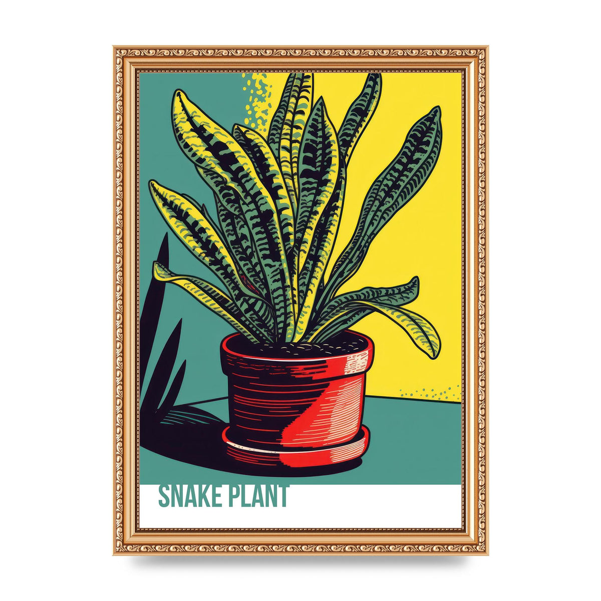 Serpentine Stories Vibrant Snake Plant