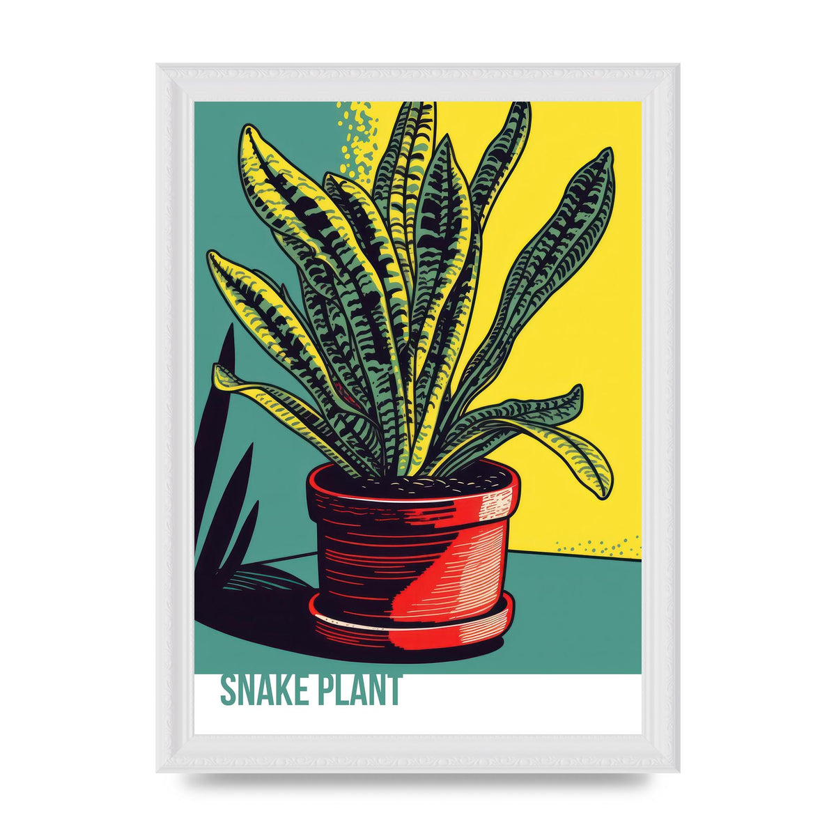 Serpentine Stories Vibrant Snake Plant