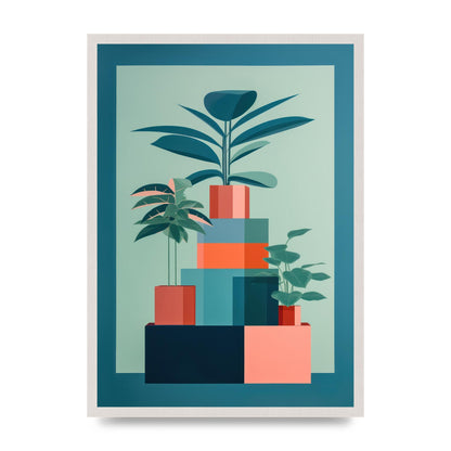 Anne Truitts Geometric Risograph Print