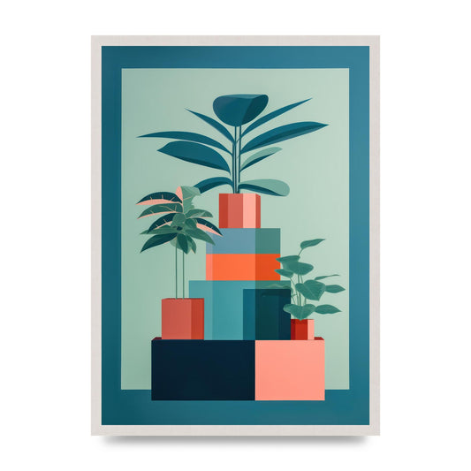 Anne Truitts Geometric Risograph Print