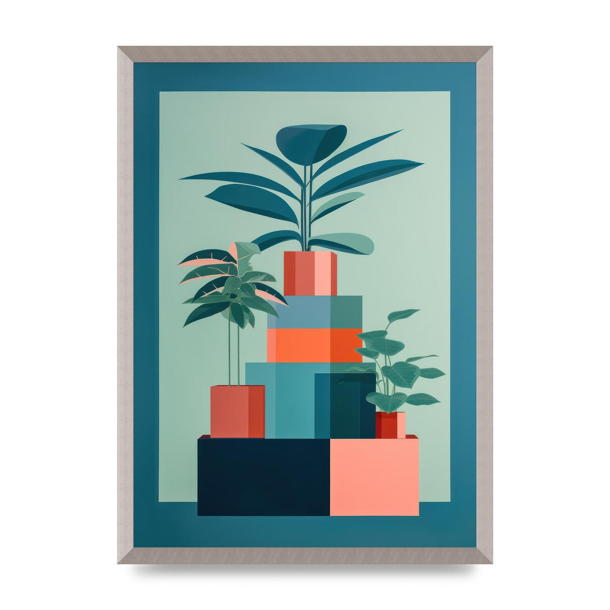 Anne Truitts Geometric Risograph Print