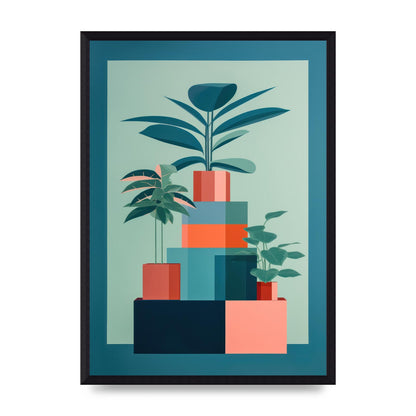 Anne Truitts Geometric Risograph Print