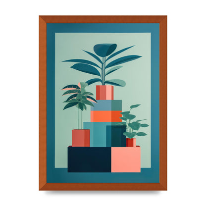 Anne Truitts Geometric Risograph Print