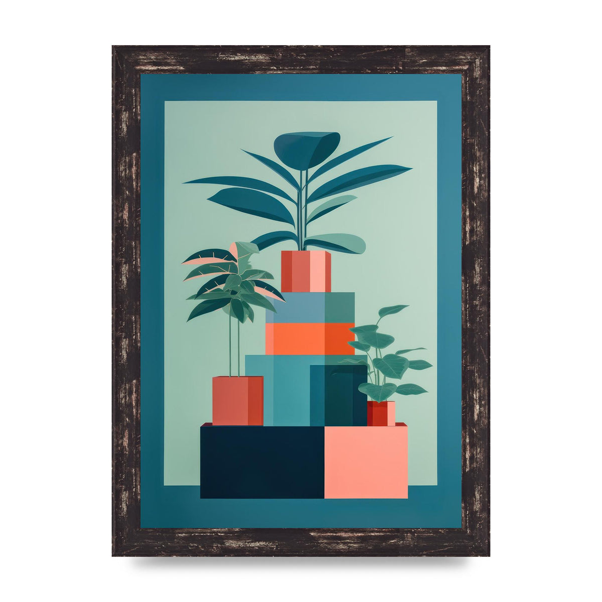 Anne Truitts Geometric Risograph Print