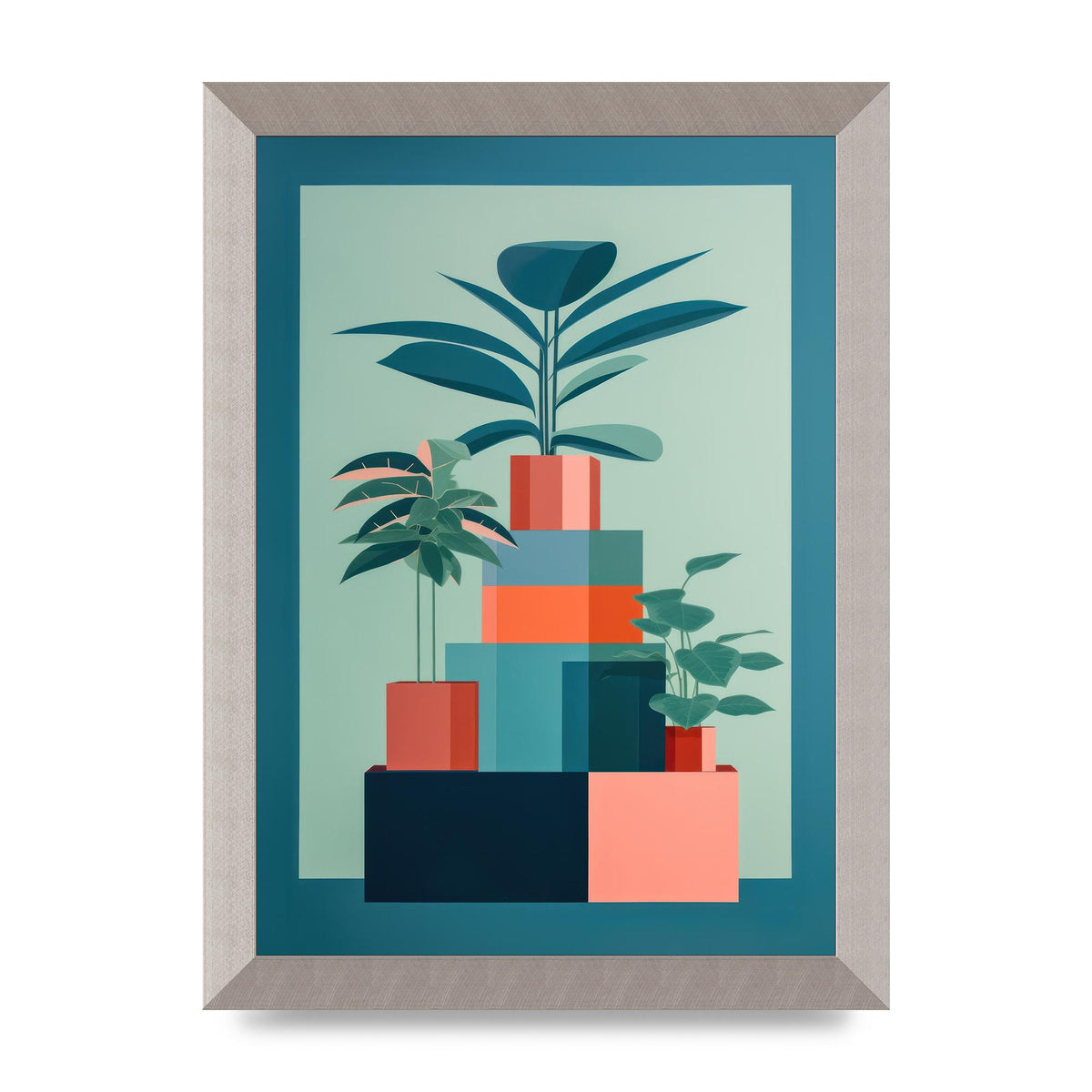 Anne Truitts Geometric Risograph Print