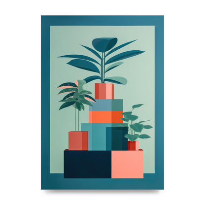 Anne Truitts Geometric Risograph Print