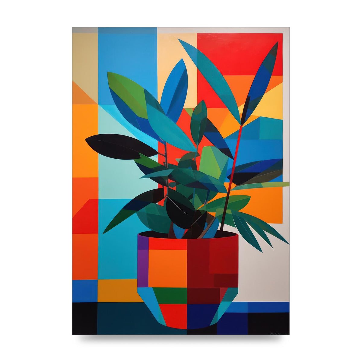 Ellsworth Kelly-Inspired House Plant