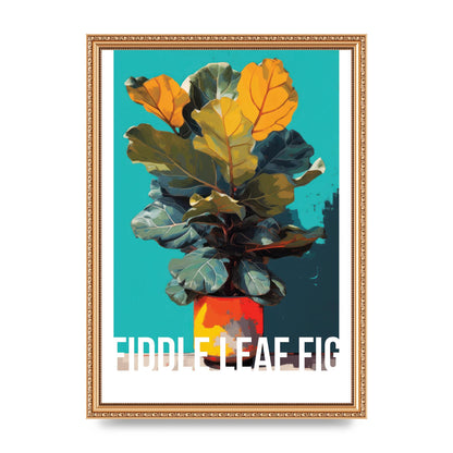 Fiddle Leaf Fig in Pop Art Style