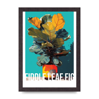 Fiddle Leaf Fig in Pop Art Style