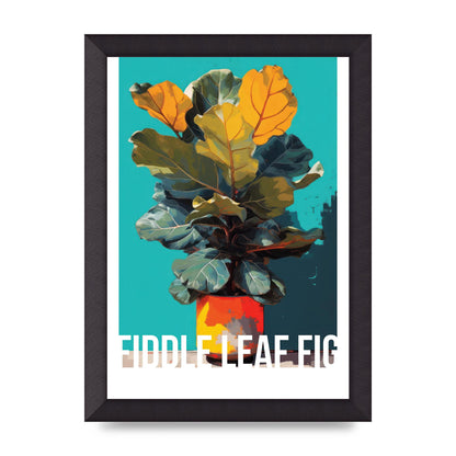 Fiddle Leaf Fig in Pop Art Style