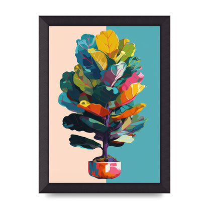Vibrant Pop Art Fiddle Leaf Fig