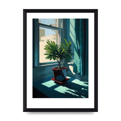 Hopper-Inspired Plant on Windowsill