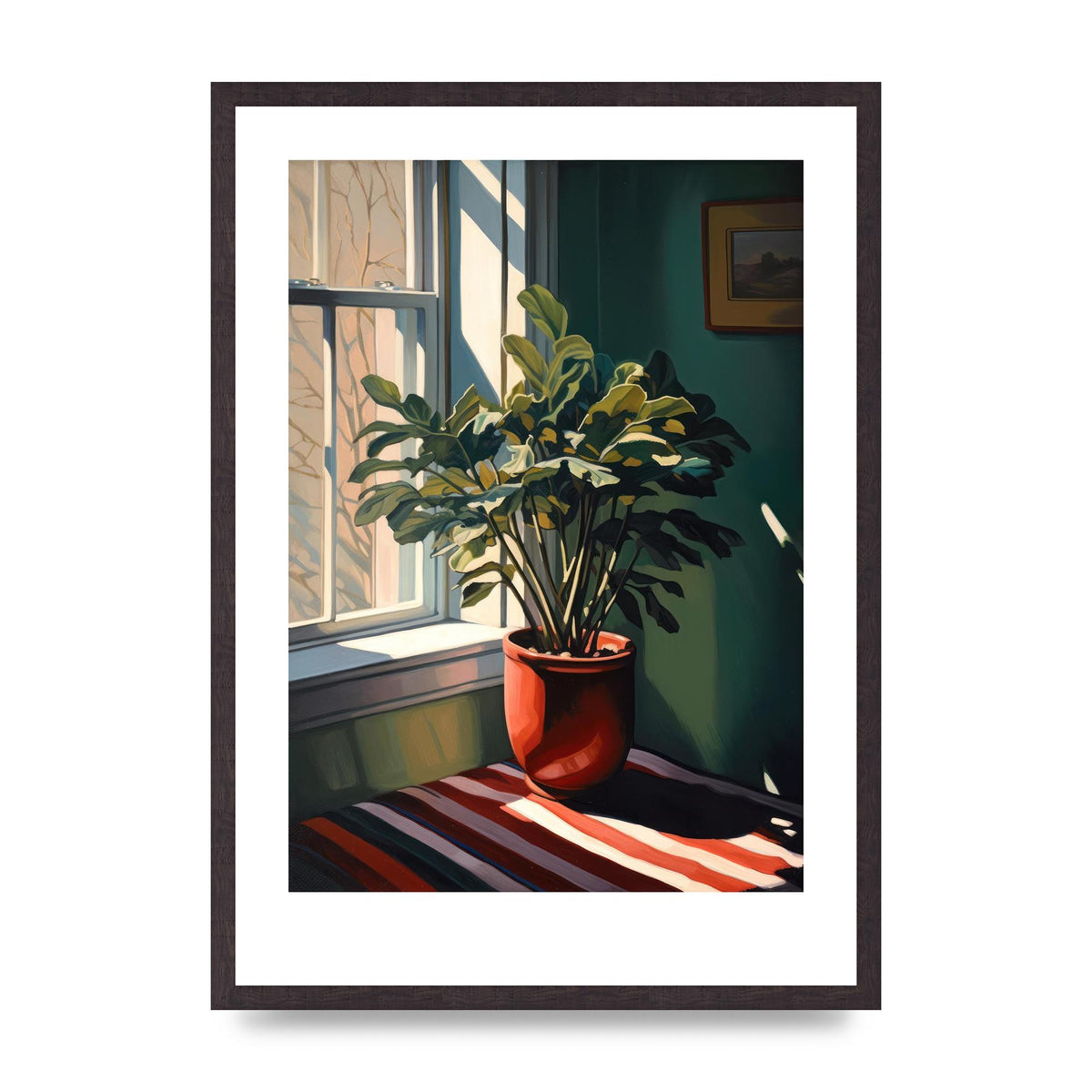 Vibrant Urban View from Windowsill