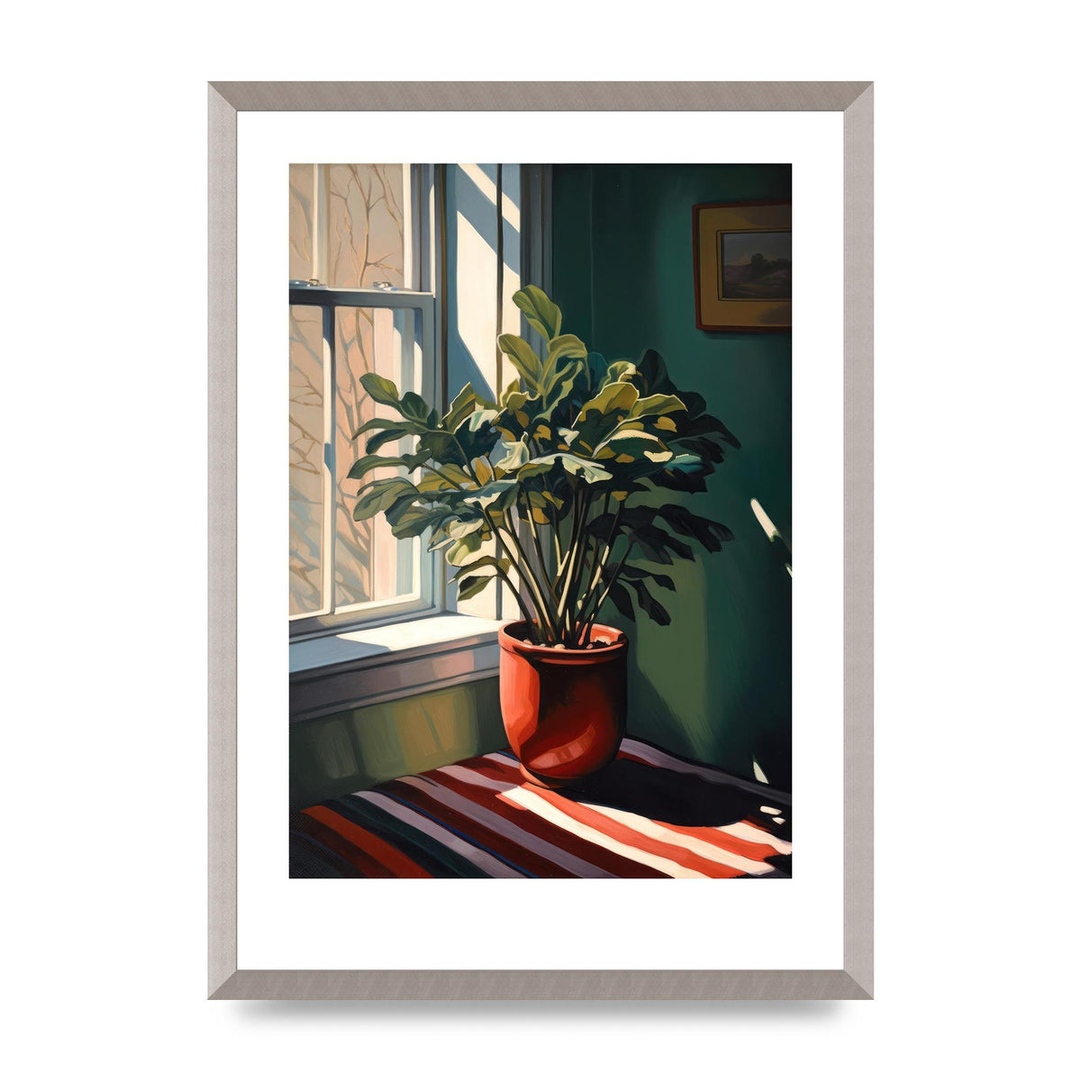 Vibrant Urban View from Windowsill