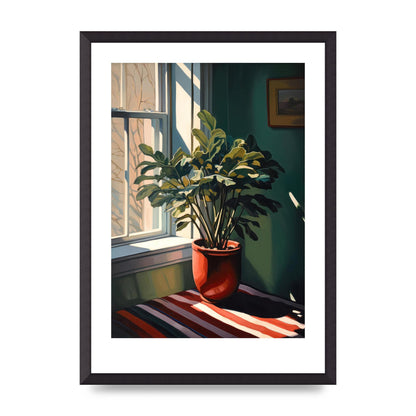 Vibrant Urban View from Windowsill