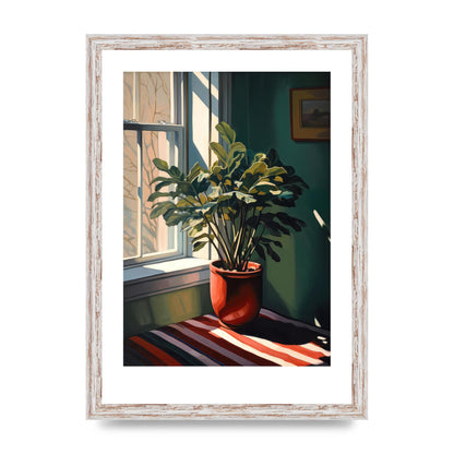 Vibrant Urban View from Windowsill