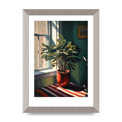 Vibrant Urban View from Windowsill