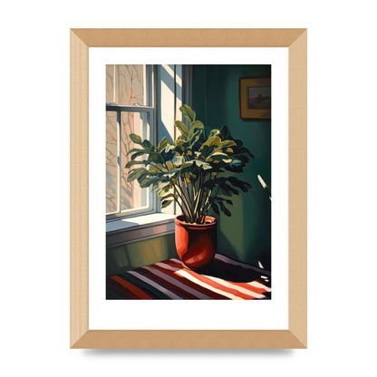 Vibrant Urban View from Windowsill