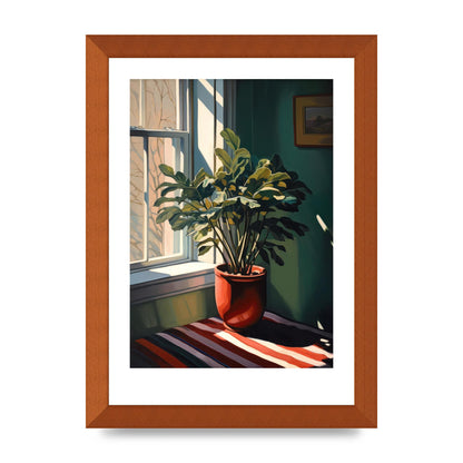 Vibrant Urban View from Windowsill
