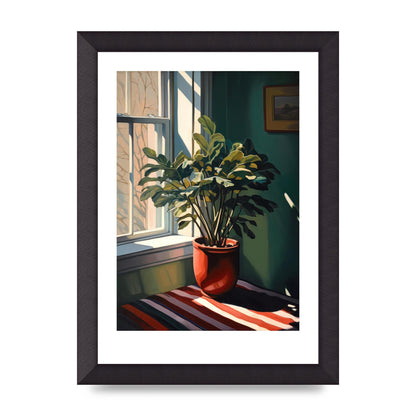 Vibrant Urban View from Windowsill