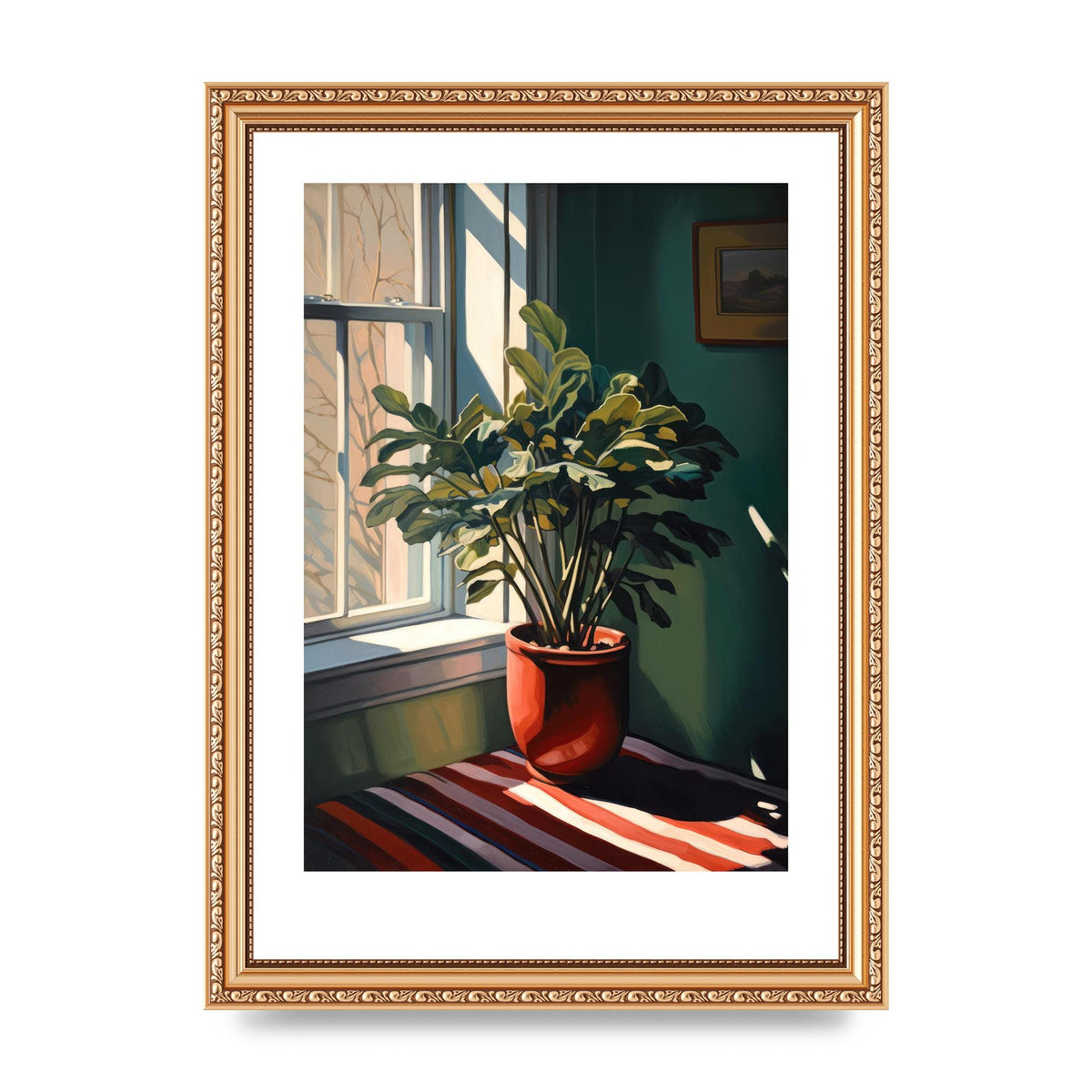 Vibrant Urban View from Windowsill