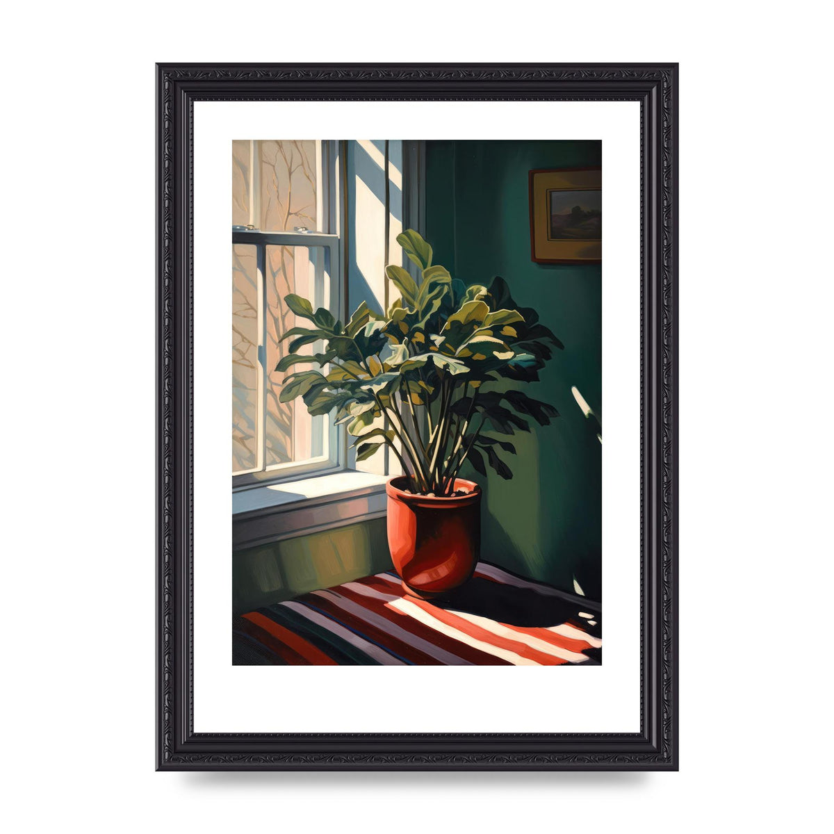 Vibrant Urban View from Windowsill