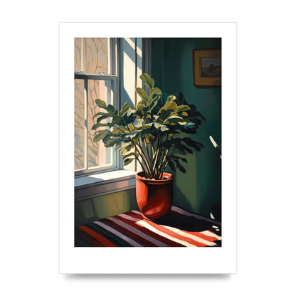Vibrant Urban View from Windowsill
