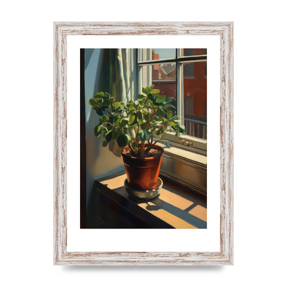 Sun-Kissed Flowering Plant Shadows