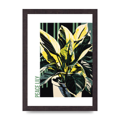 Lichtenstein Inspired Peace Lily Lines