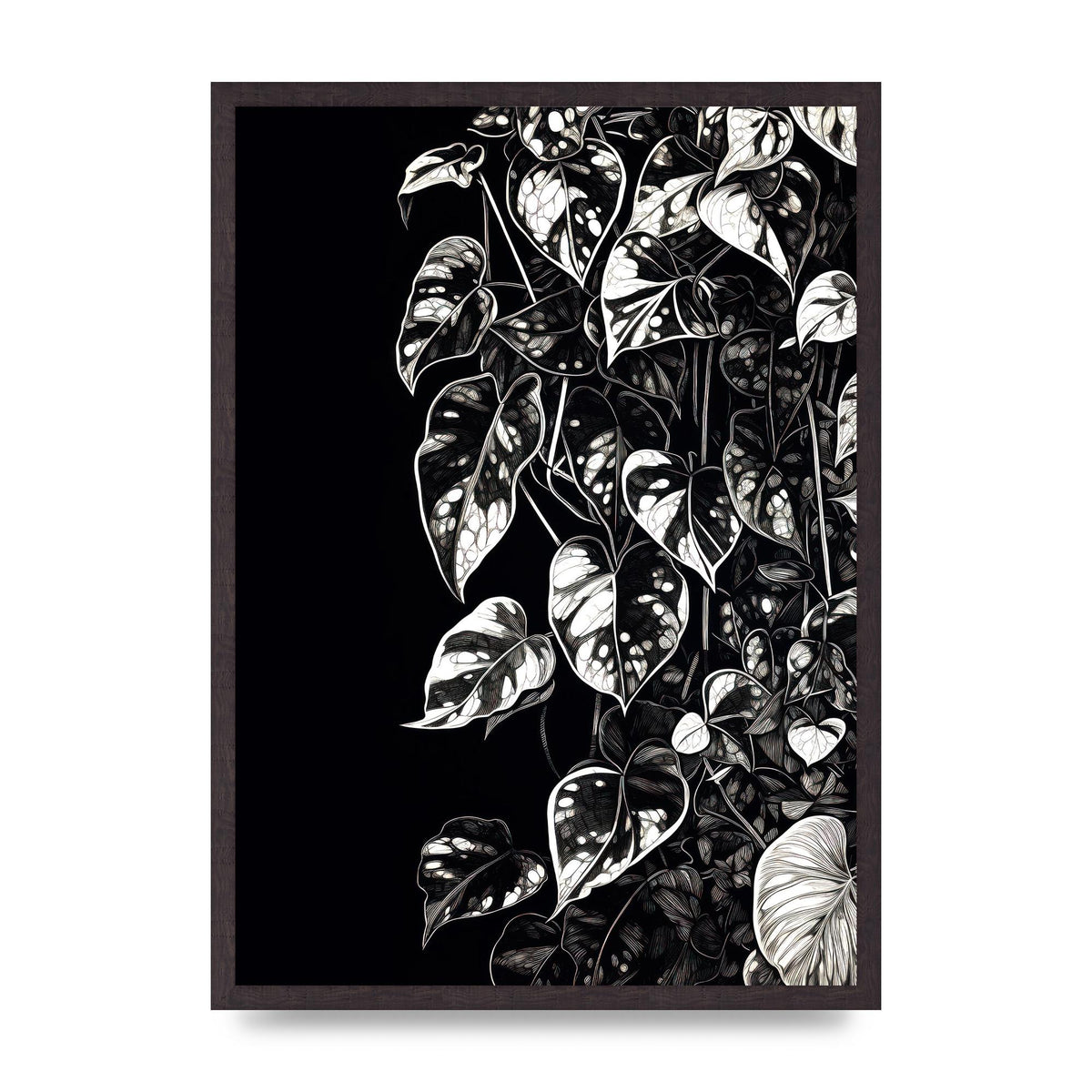 Pothos Vine Abstract Risograph