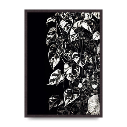 Pothos Vine Abstract Risograph