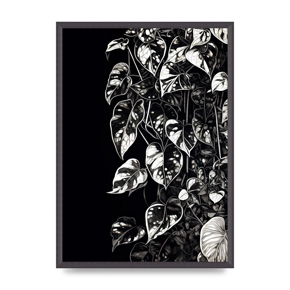 Pothos Vine Abstract Risograph
