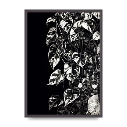 Pothos Vine Abstract Risograph
