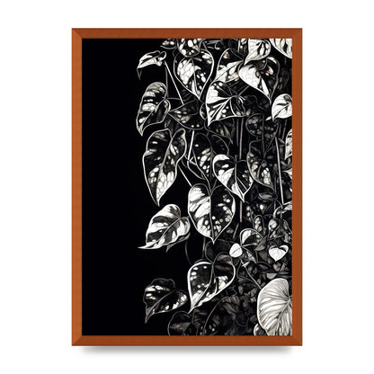 Pothos Vine Abstract Risograph