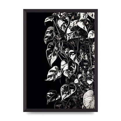 Pothos Vine Abstract Risograph