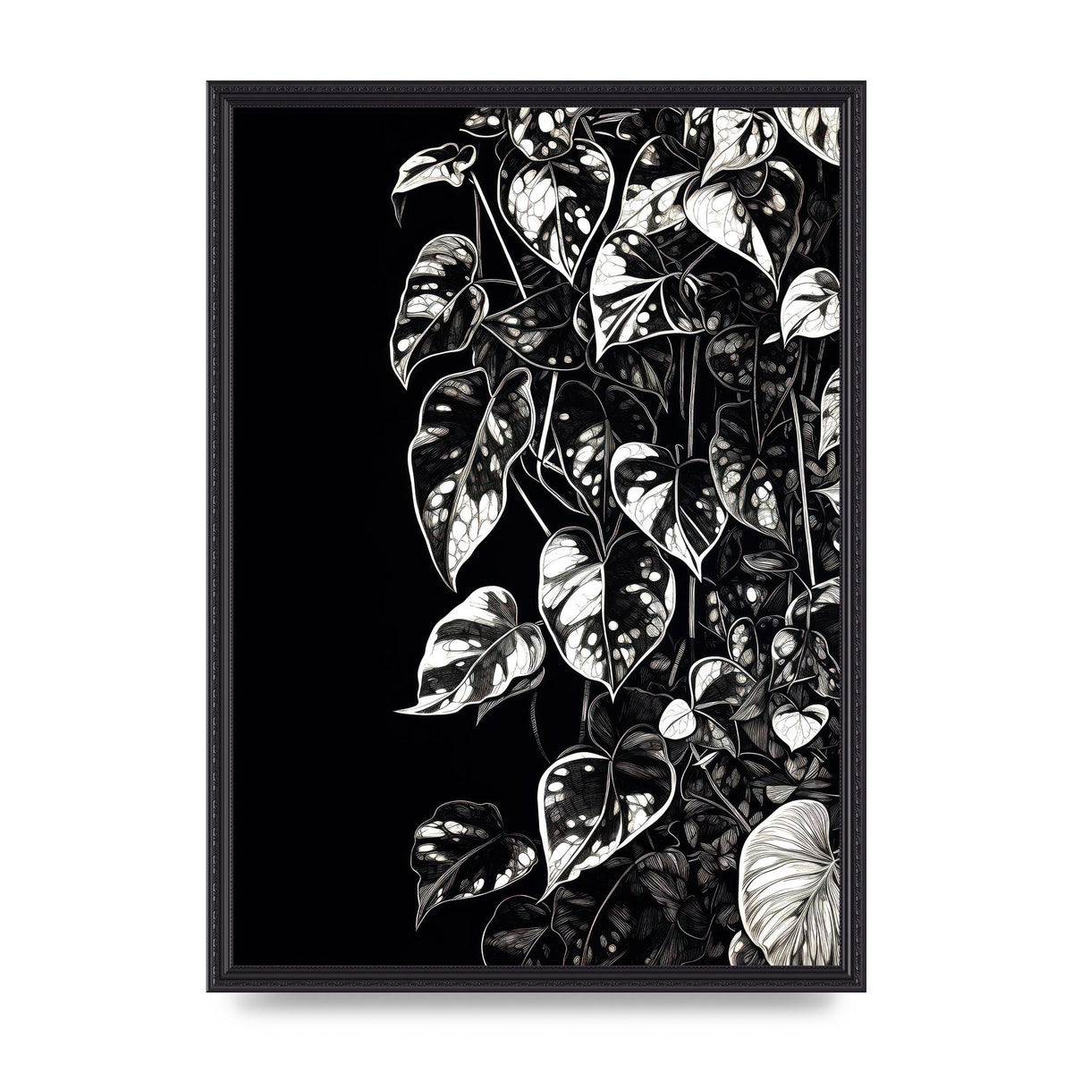 Pothos Vine Abstract Risograph