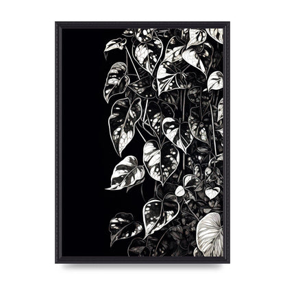 Pothos Vine Abstract Risograph