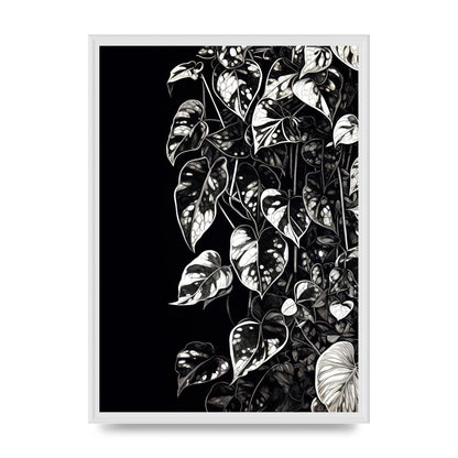 Pothos Vine Abstract Risograph