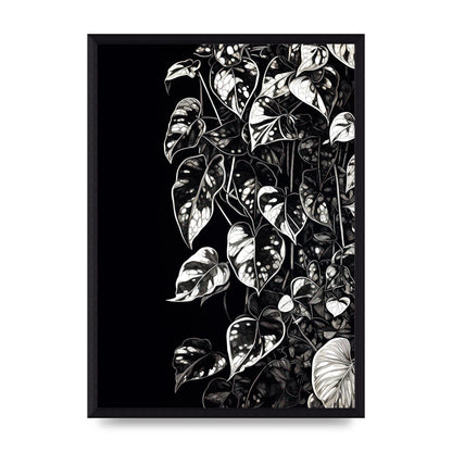 Pothos Vine Abstract Risograph