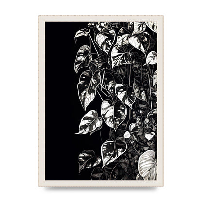 Pothos Vine Abstract Risograph