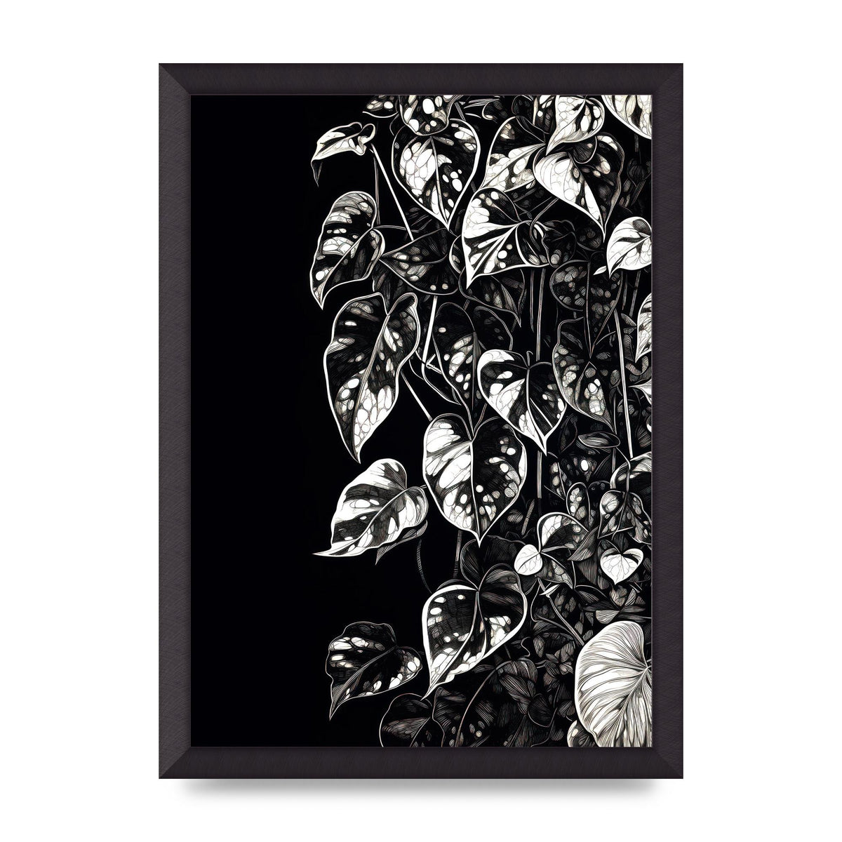 Pothos Vine Abstract Risograph
