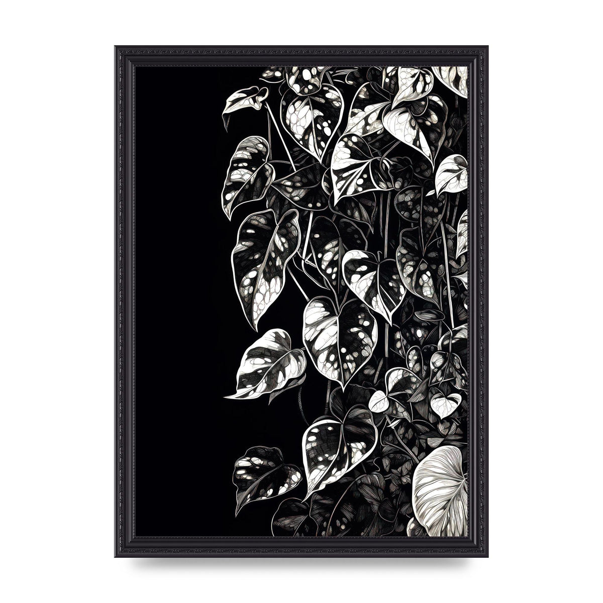 Pothos Vine Abstract Risograph