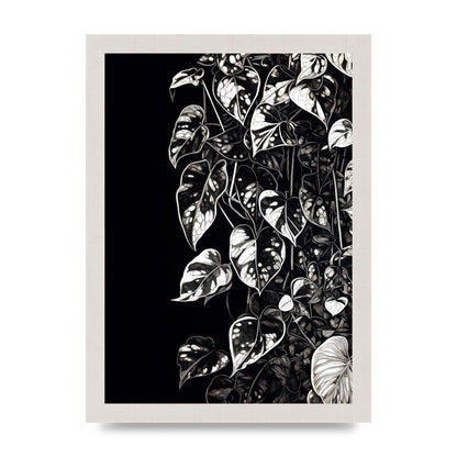 Pothos Vine Abstract Risograph