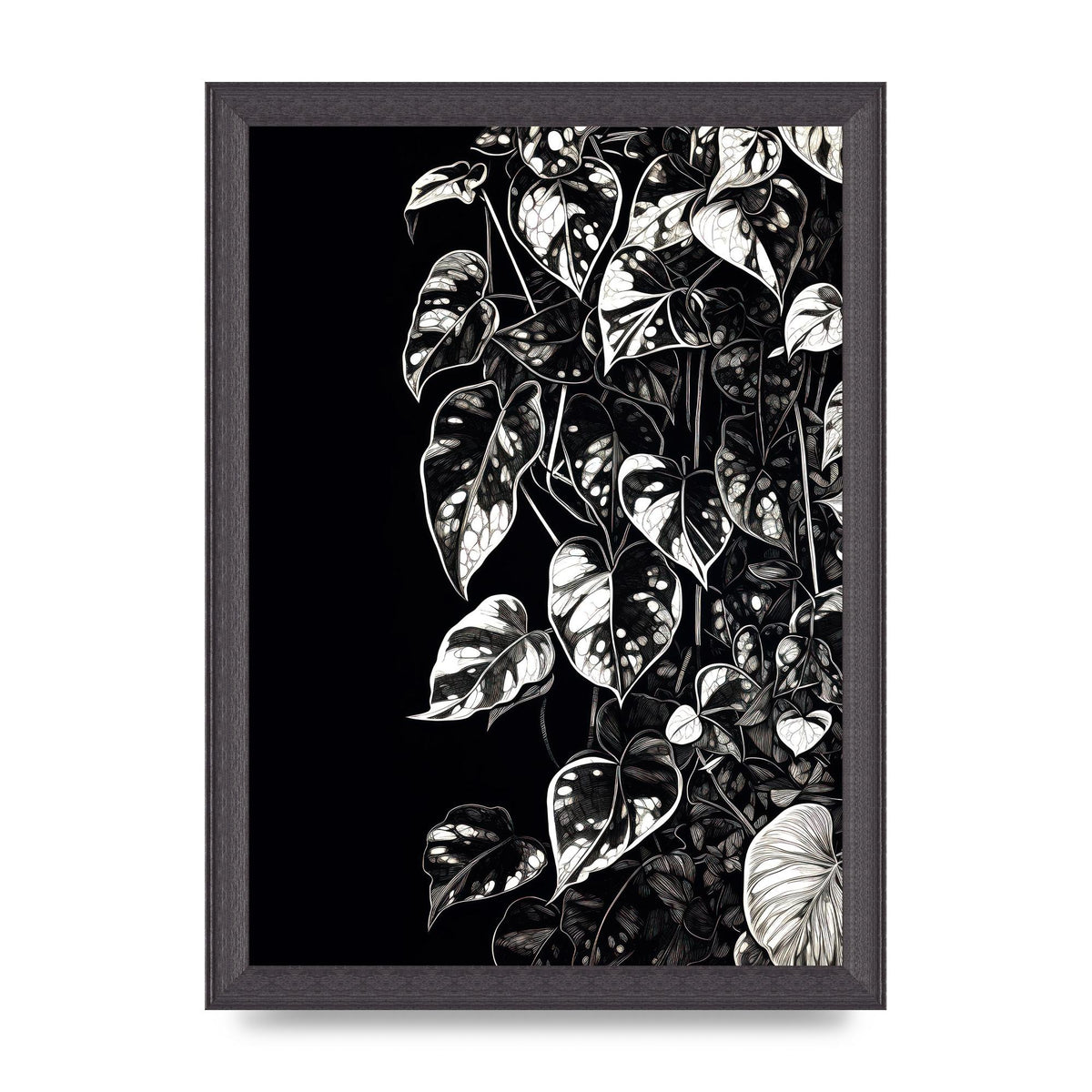 Pothos Vine Abstract Risograph