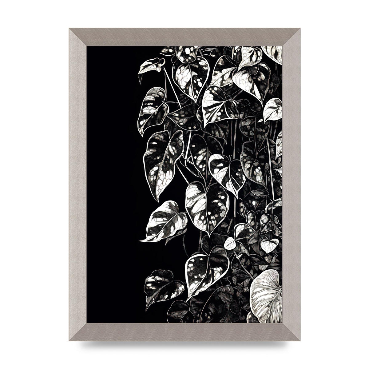 Pothos Vine Abstract Risograph