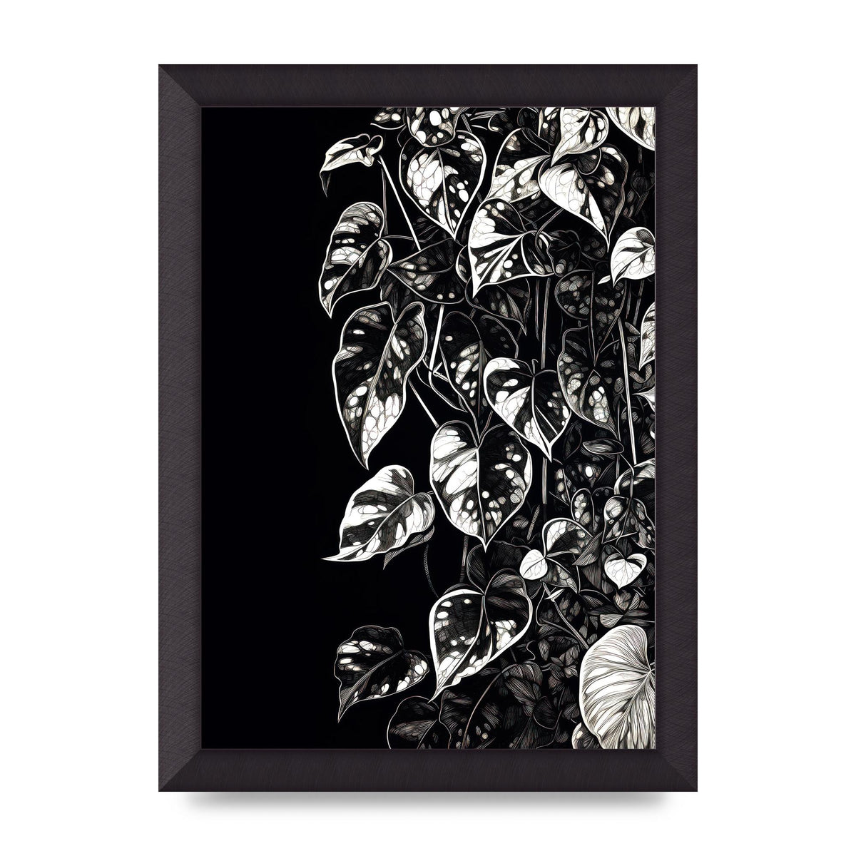 Pothos Vine Abstract Risograph
