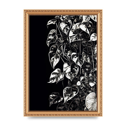 Pothos Vine Abstract Risograph