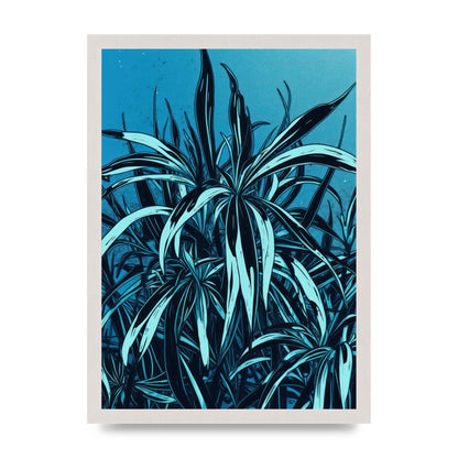 Spider Plant Leaf in Royal Blue