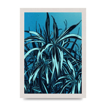 Spider Plant Leaf in Royal Blue