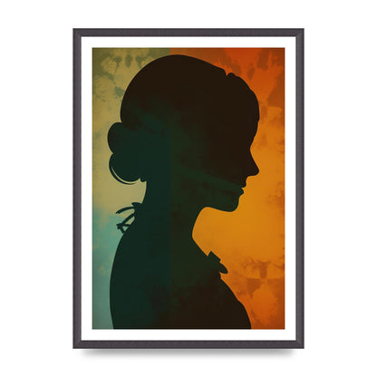 Timeless Vintage Woman Silhouette